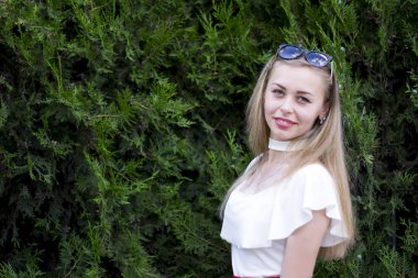 Güzel kız poz zevk