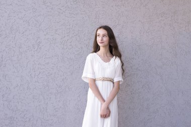 Çekici bir görünüm ile şehvetli kız