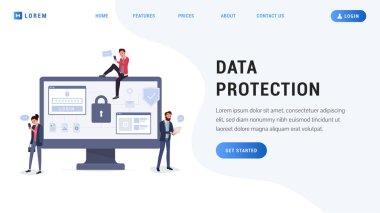 Veri koruma açılış web sayfası