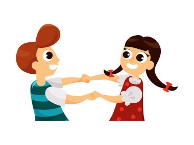 birlikte oynayan çocuklar