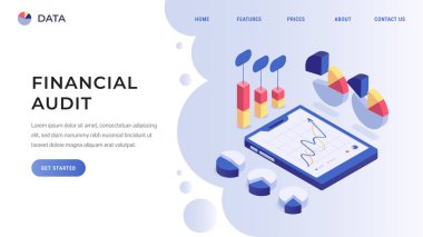 Veri görselleştirme illüstrasyon