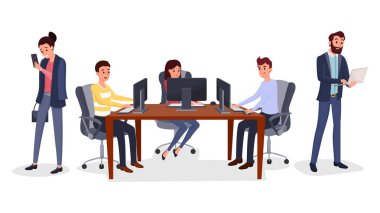 Çapraz platform geliştirme vektör illüstrasyon