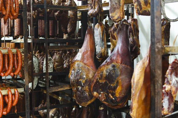 Deliciosos Produtos Base Carne Durante Preparação — Fotografia de Stock