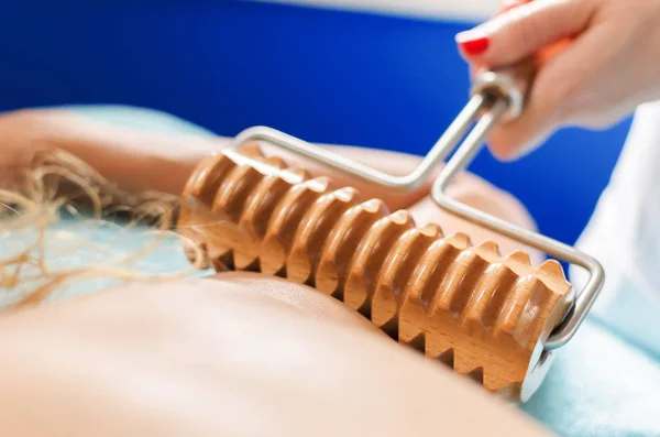 Close Maderotherapy Rolling Pin — Stock Photo, Image