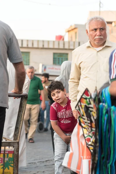 Bagdad Irak Iulie 2019 Fotografie Stradă Familiei Copiilor — Fotografie, imagine de stoc