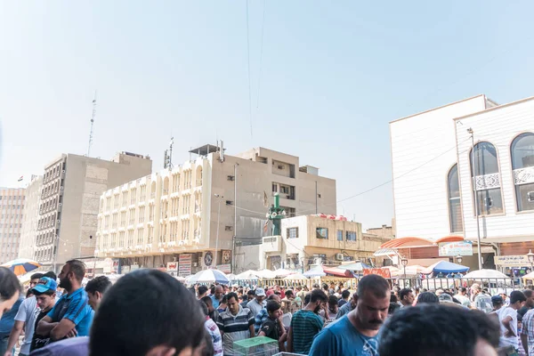 Iraq Baghdad July 2019 People Market Place People Buying Street — Stock Photo, Image