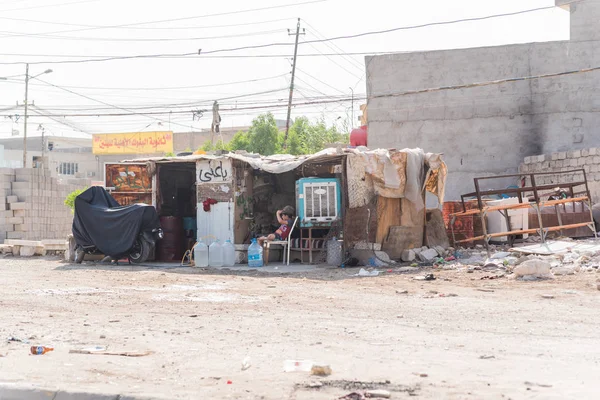 Bagdad Irak Iun 2019 Casa Săracă Din Bagdad — Fotografie, imagine de stoc