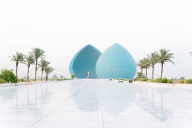 Bağdat, Irak - 27 Haziran 2019: Al-Shaheed Anıtı, Şehitler Anıtı