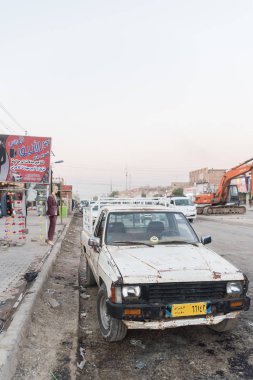 Bağdat, Irak - 29 Haziran 2019: Bağdat 'ın fakir kesimi, seyahat kavramı 