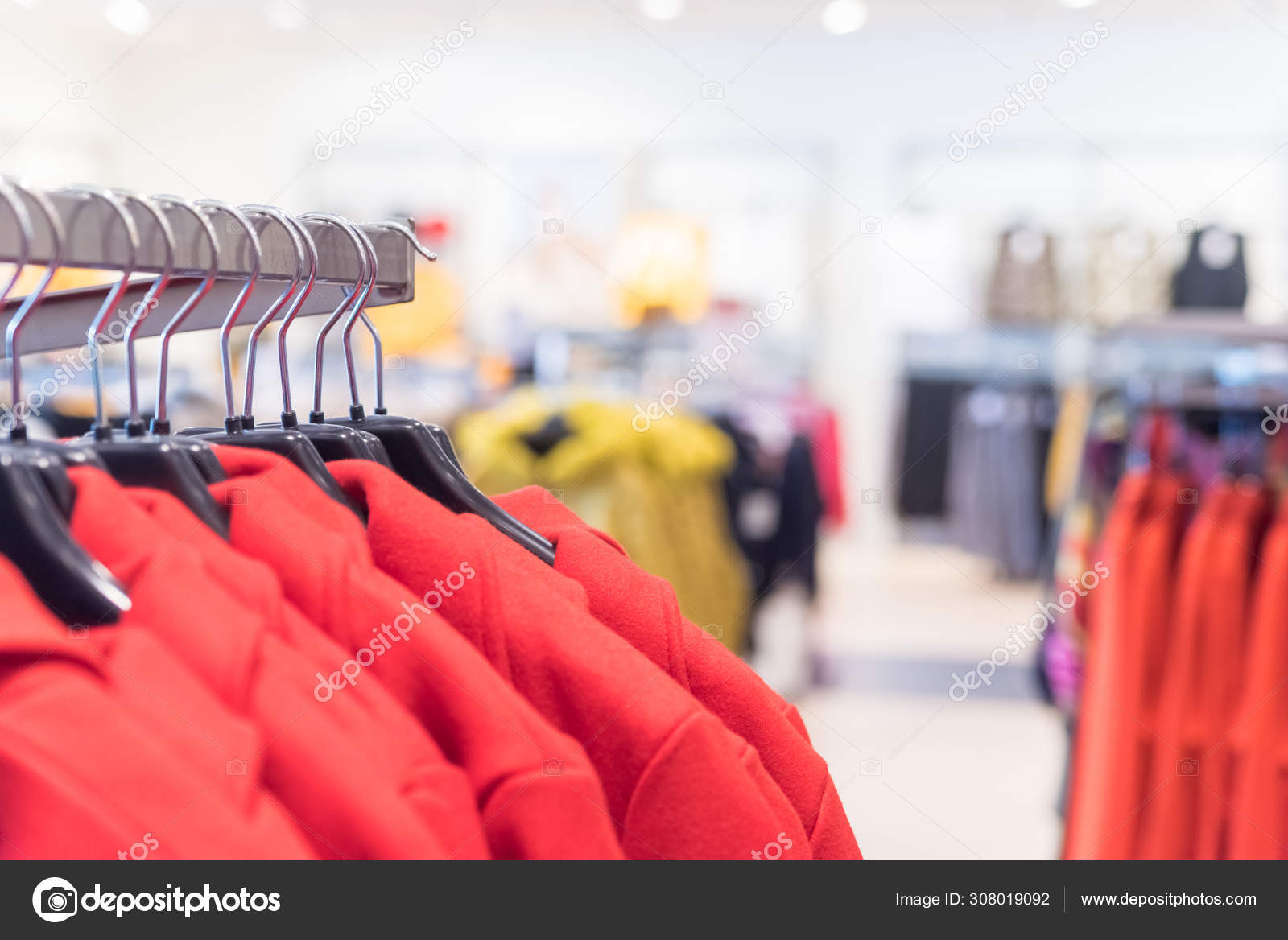 Red jackets clothing store clearance