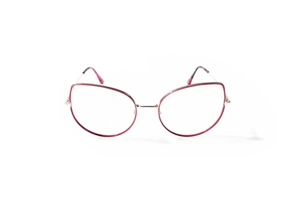 Kortsiktiga Eller Presbyopia Glasögon Isolerade Vit Bakgrund Myopia Koncept — Stockfoto