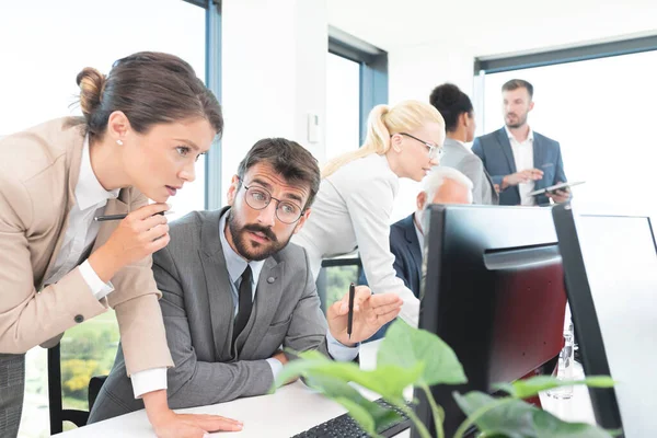 Businesswoman Colleagues Discussion Office — Stock Photo, Image