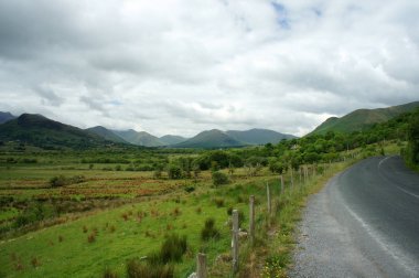 Connemara Mountains.Western İrlanda.