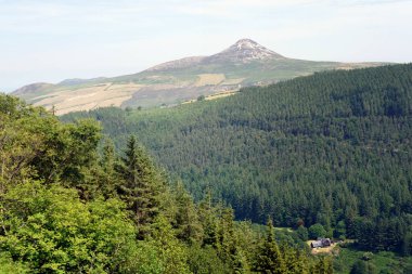 Manzara Ireland.Great Sugar Loaf Dağı.