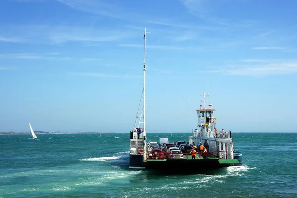 Pequeño Ferry Través Del Lough Ireland Carlingford — Foto de Stock