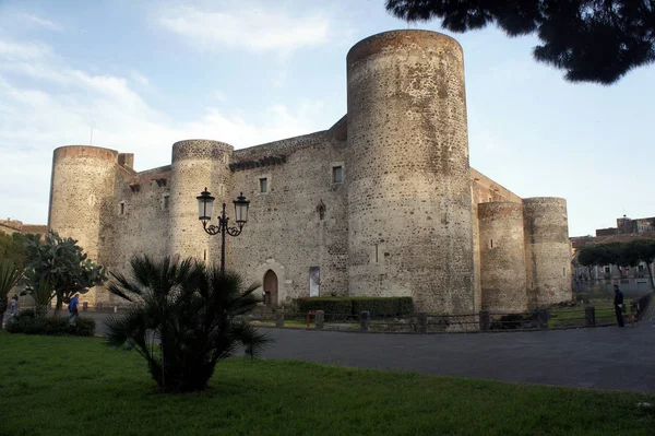 세기에서 Catania Sicily Castello Ursino Built — 스톡 사진