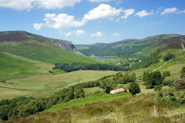 爱尔兰的风景 威克洛山中美丽的山谷 — 图库照片