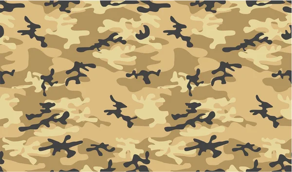 Leger of militaire woestijn camouflage — Stockvector