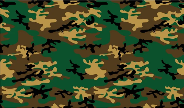 Leger of militaire infanterie camouflage naadloze vector patroon of — Stockvector