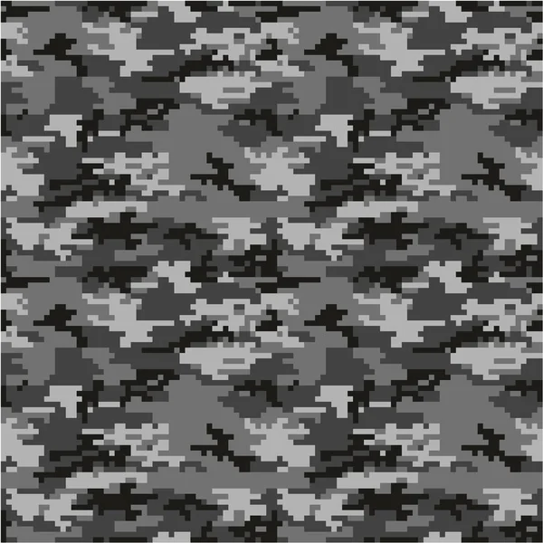 Vecteur sans couture de camouflage numérique de l'armée ou des forces spéciales militaires — Image vectorielle