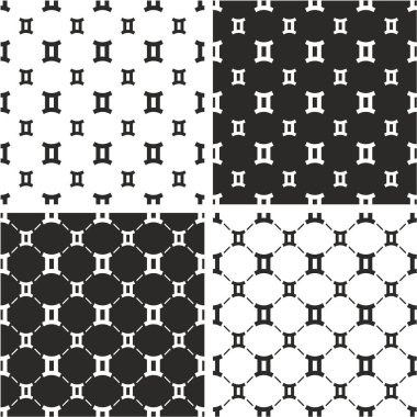 Burcu İkizler Büyük & Küçük Dikişsiz Desen Seti