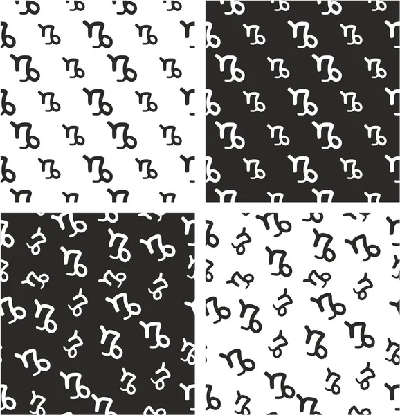 十二生肖符号摩天座徒手大 + 小对齐 + 随机接缝 — 图库矢量图片
