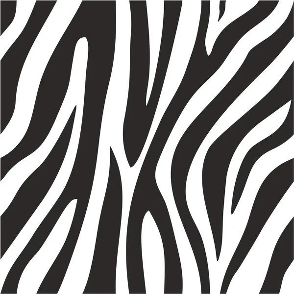 Padrão de vetor sem costura de impressão animal de zebra ou Ba vetor sem costura — Vetor de Stock