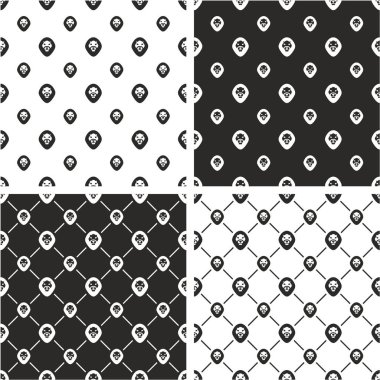 Aslan Başı Büyük & Küçük Kusursuz Desen Ayarlandı