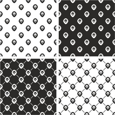 Aslan Başlı Kusursuz Desen Ayarlandı