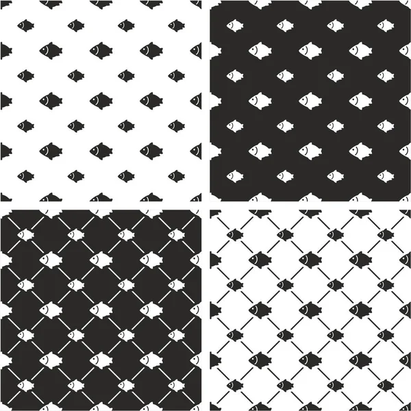 Balık Büyük ve Küçük Kusursuz Desen Ayarları