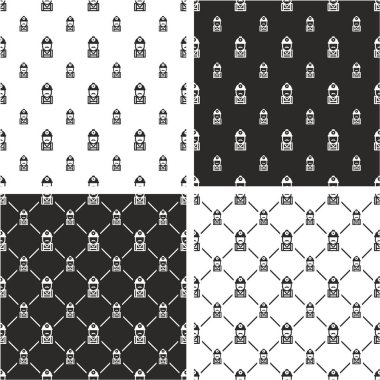 İnşaat İşçisi veya Madenci Avatar Büyük & Küçük Kusursuz Desen