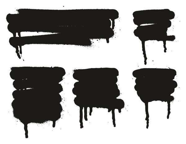 Набор векторных фонов для распыления краски 11
