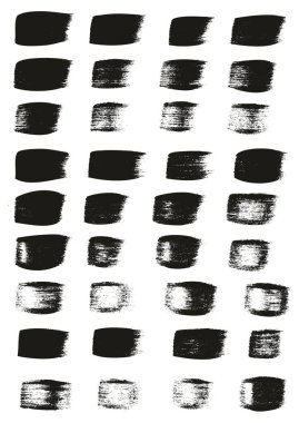 Kaligrafi Boyası Geniş Fırça Düz Çizgiler Yüksek Detay Özet Vektör Arkaplanı 27