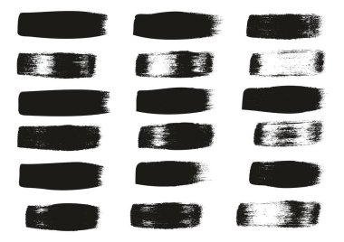 Kaligrafi Boyası Geniş Fırça Düz Çizgiler Yüksek Detay Soyut Vektör Arkaplanı 58.