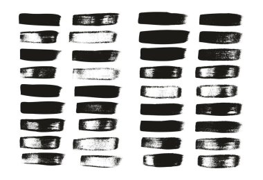 Kaligrafi Boyası Geniş Fırça Düz Çizgiler Yüksek Detay Soyut Vektör Arkaplanı 96