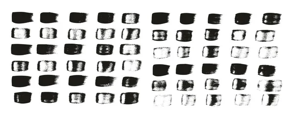 Широкие Линии Прямой Кисти Каллиграфия Высокая Детализация Векторный Фон Набор — стоковый вектор
