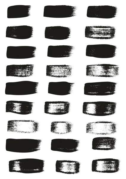 Kalligrafie Farbe Breiter Pinsel Gerade Linien Hohe Details Abstrakter Vektor — Stockvektor