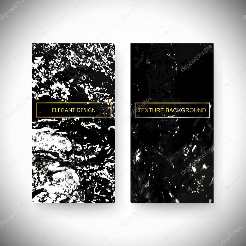 Dark Modern Marble texture. Modern design for wedding card.