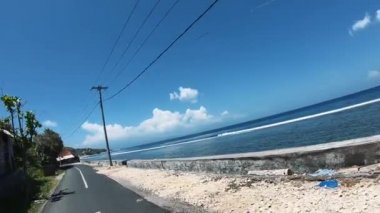 Malezya Turistik yer. Sahile Yakın Yol.