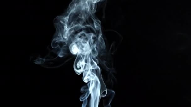 Abstrakte Bilder durch Rauch entstanden. — Stockvideo