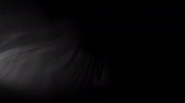 Siyah Arkaplanda Dumanın Soyut Formları.