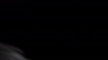 Siyah Arkaplanda Dumanın Soyut Formları.