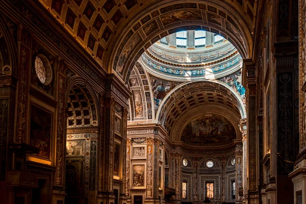 Basílica Santa Andrea Arquitetura Renascentista Italiana Destinos Viagem Mântua Itália — Fotografia de Stock