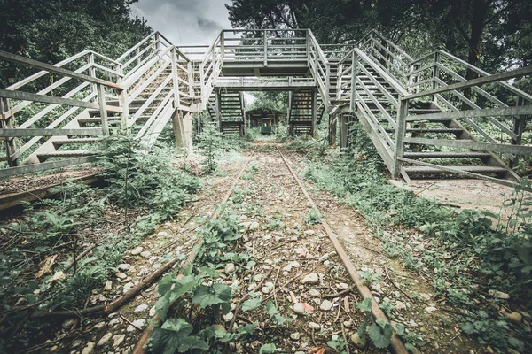 Railroad Objects Places Lost Time — Stock Photo, Image