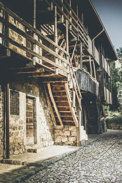 Edificio Rurale Villaggio Montagna — Foto Stock