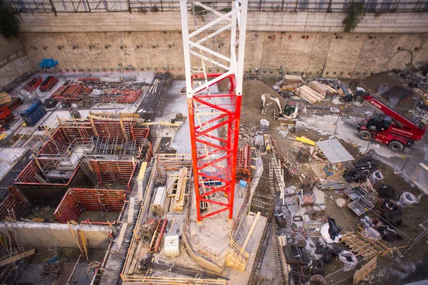 Milano Italia Dicembre 2018 Cantiere Del Nuovo Grattacielo Unipol Headquarter — Foto Stock