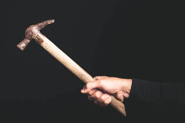 Hammer Werkzeug Der Hand Wartungskonzept — Stockfoto