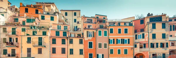 Riomaggiore Cinque Terre 意大利 Riviera Liguria 意大利 意大利著名的旅游目的地 — 图库照片