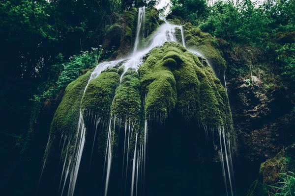 Waterfall Green Valley Our Planet Environment Concept — Stock Photo, Image