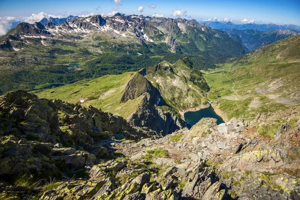 Krásný Horský Panorama Italské Alpy Krajina Stock Fotografie